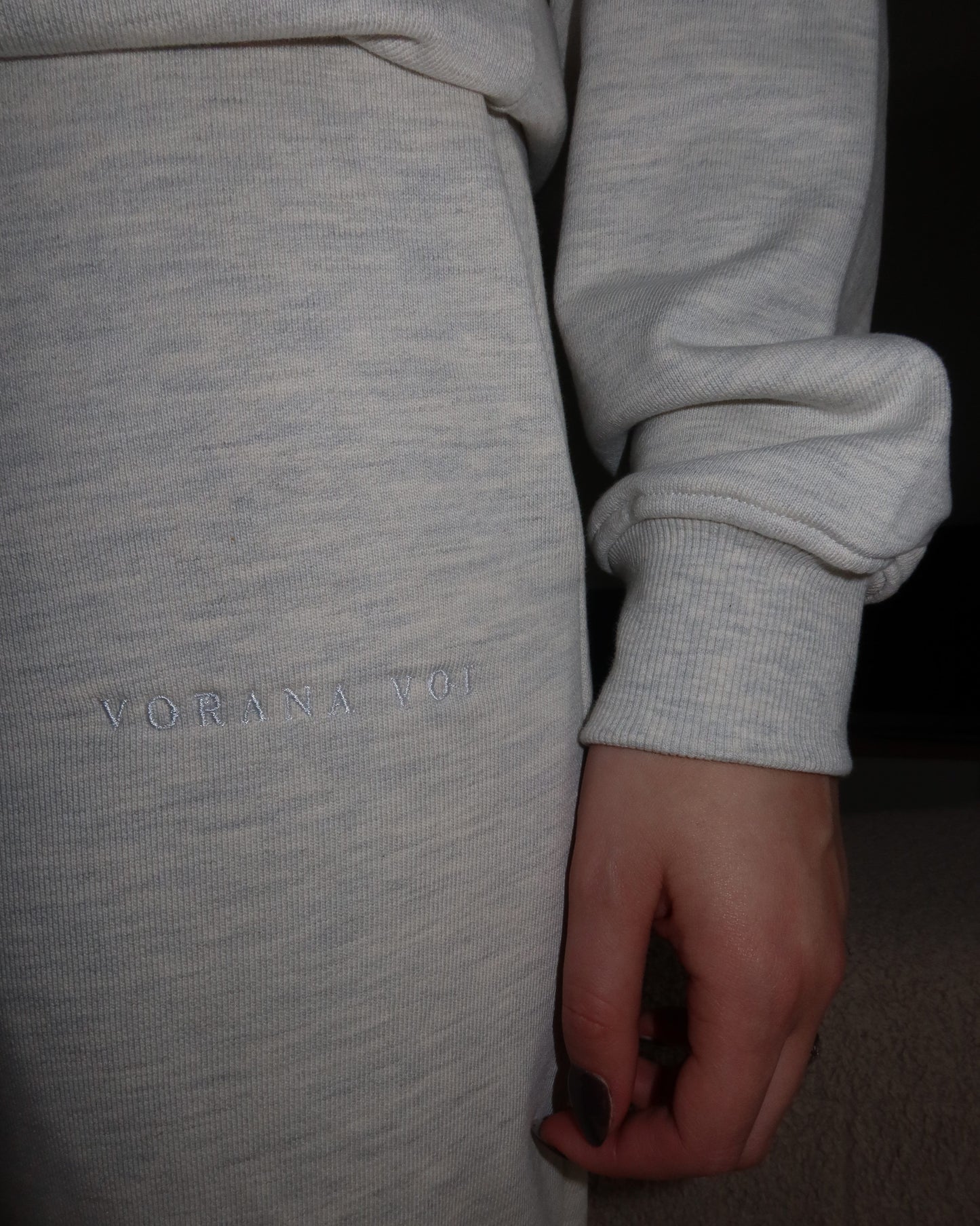 STRAIGHT RELAXED SWEATPANTS CLOUD GREY
