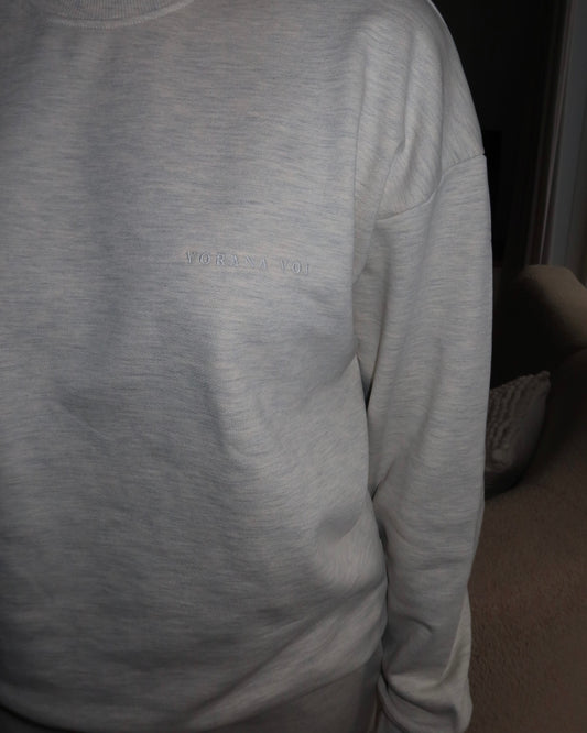 OVERSIZED BOXY SWEATSHIRT CLOUD GREY